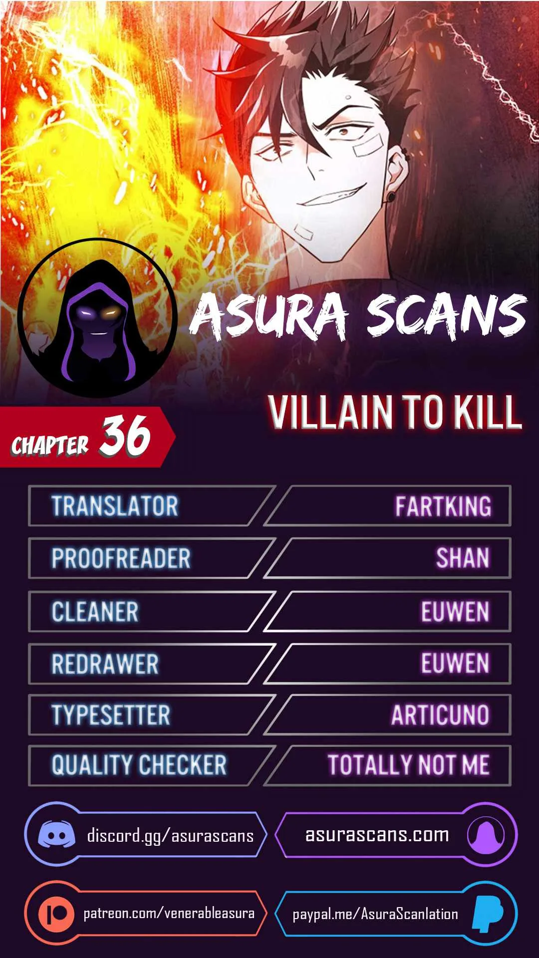Villain To Kill Chapter 36 page 1