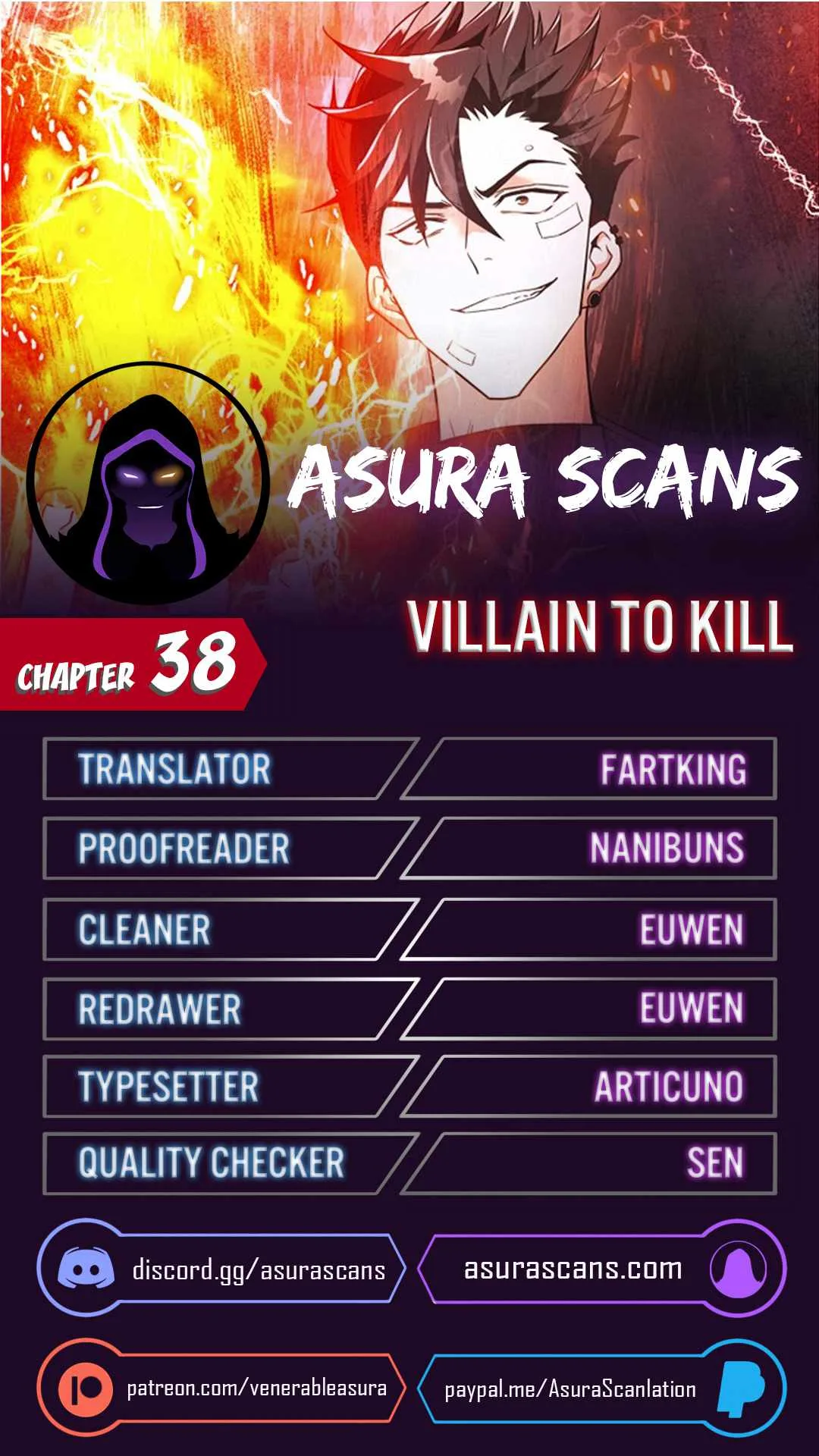 Villain To Kill Chapter 38 page 1