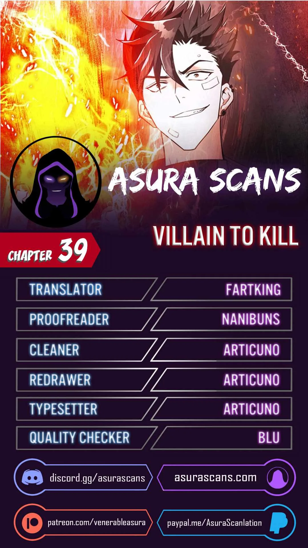 Villain To Kill Chapter 39 page 1