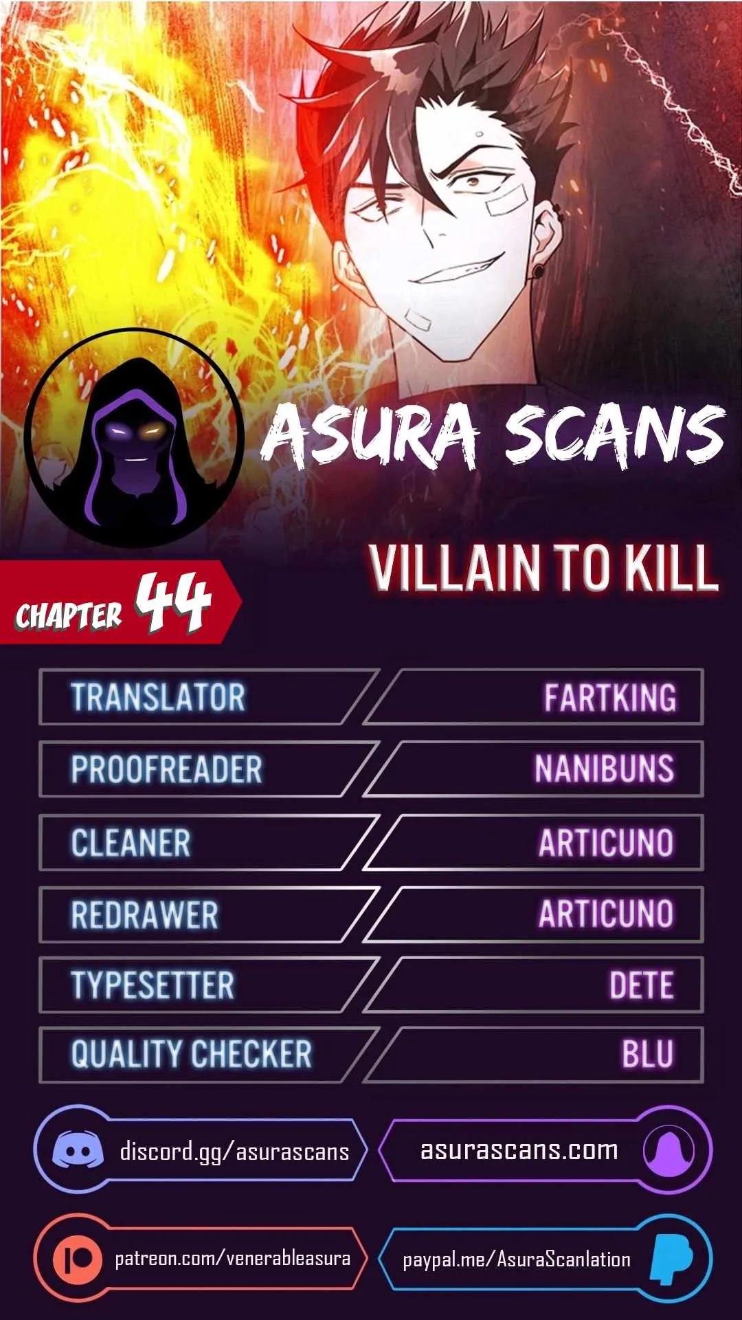 Villain To Kill Chapter 44 page 1