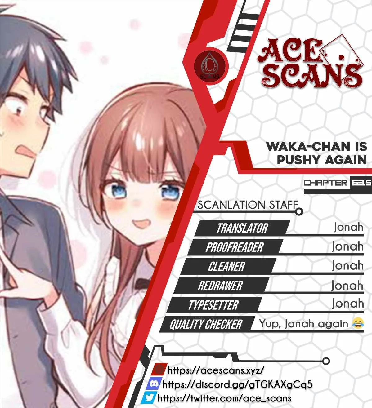 Waka-chan Is Pushy Again Chapter 63.5 page 1