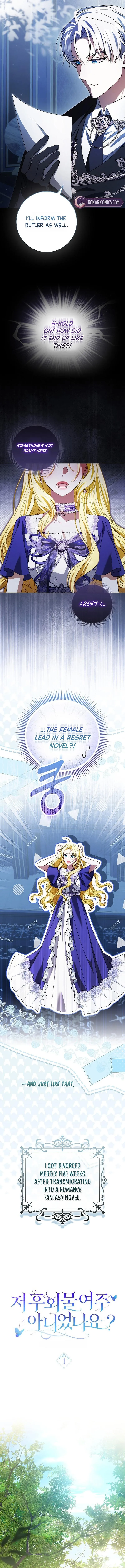 Wasn't I the Female Lead of a Regret Novel? Chapter 1 page 6