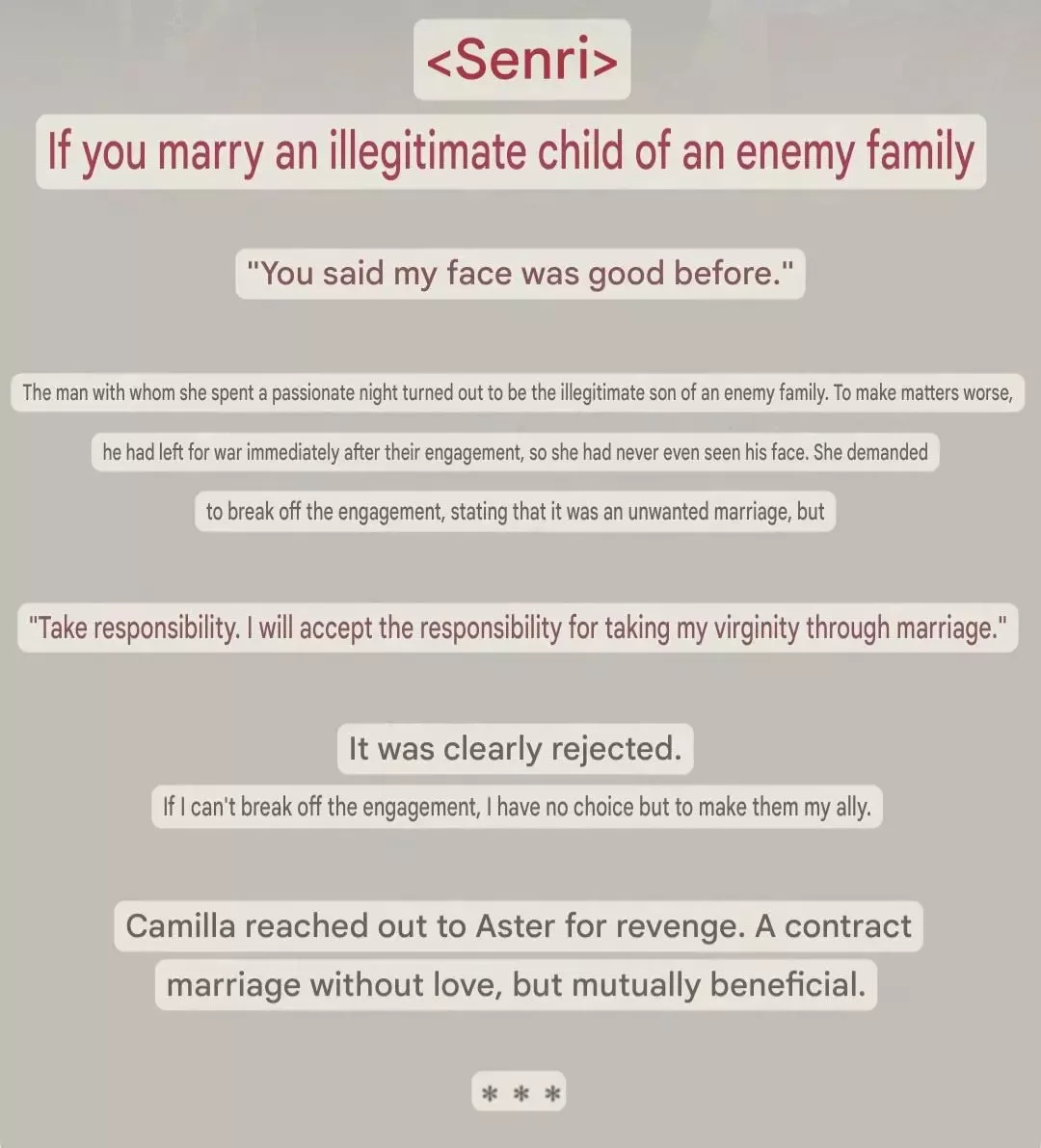 What if I Married My Enemy? Chapter 0 page 2
