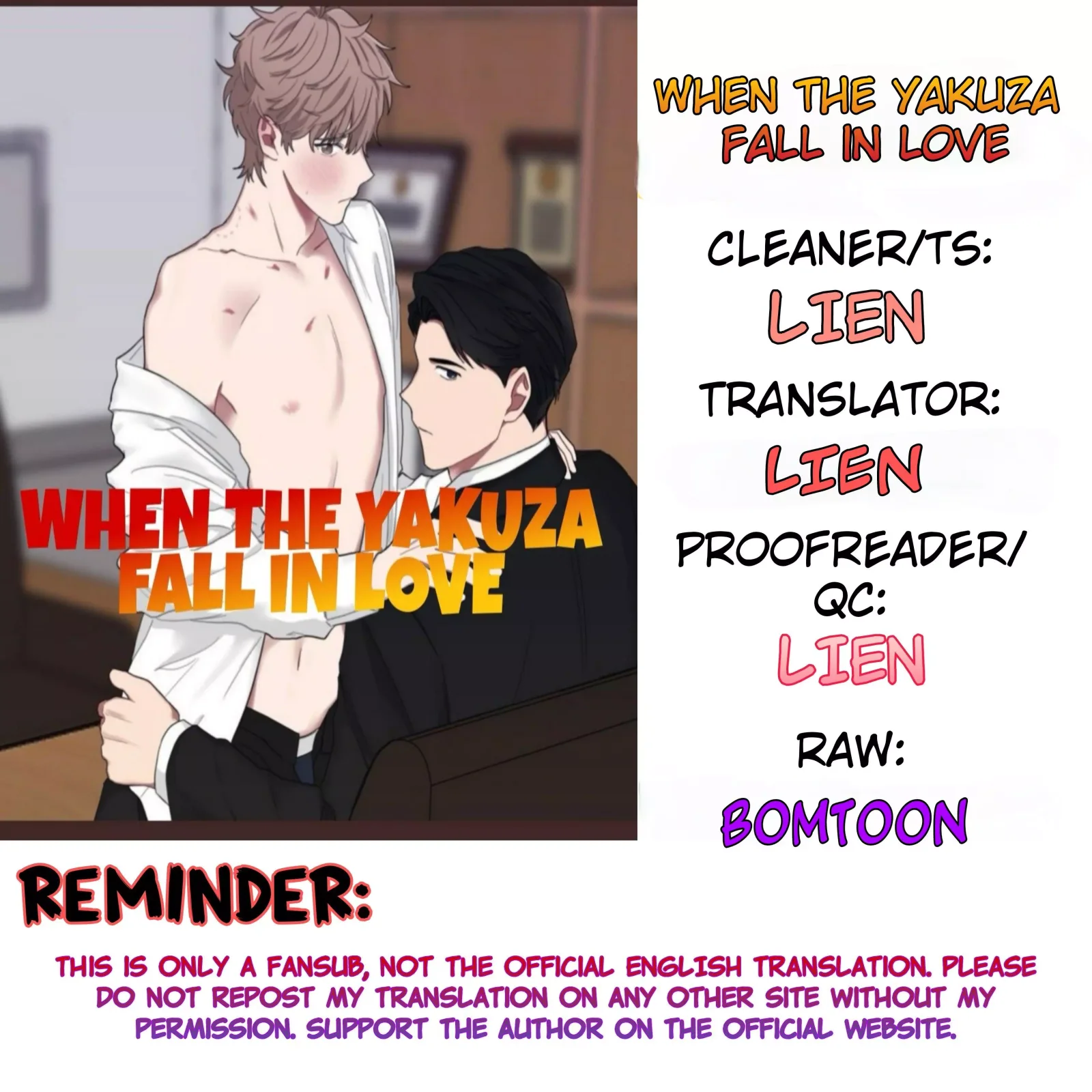 When The Yakuza Falls Inlove Chapter 27 page 44