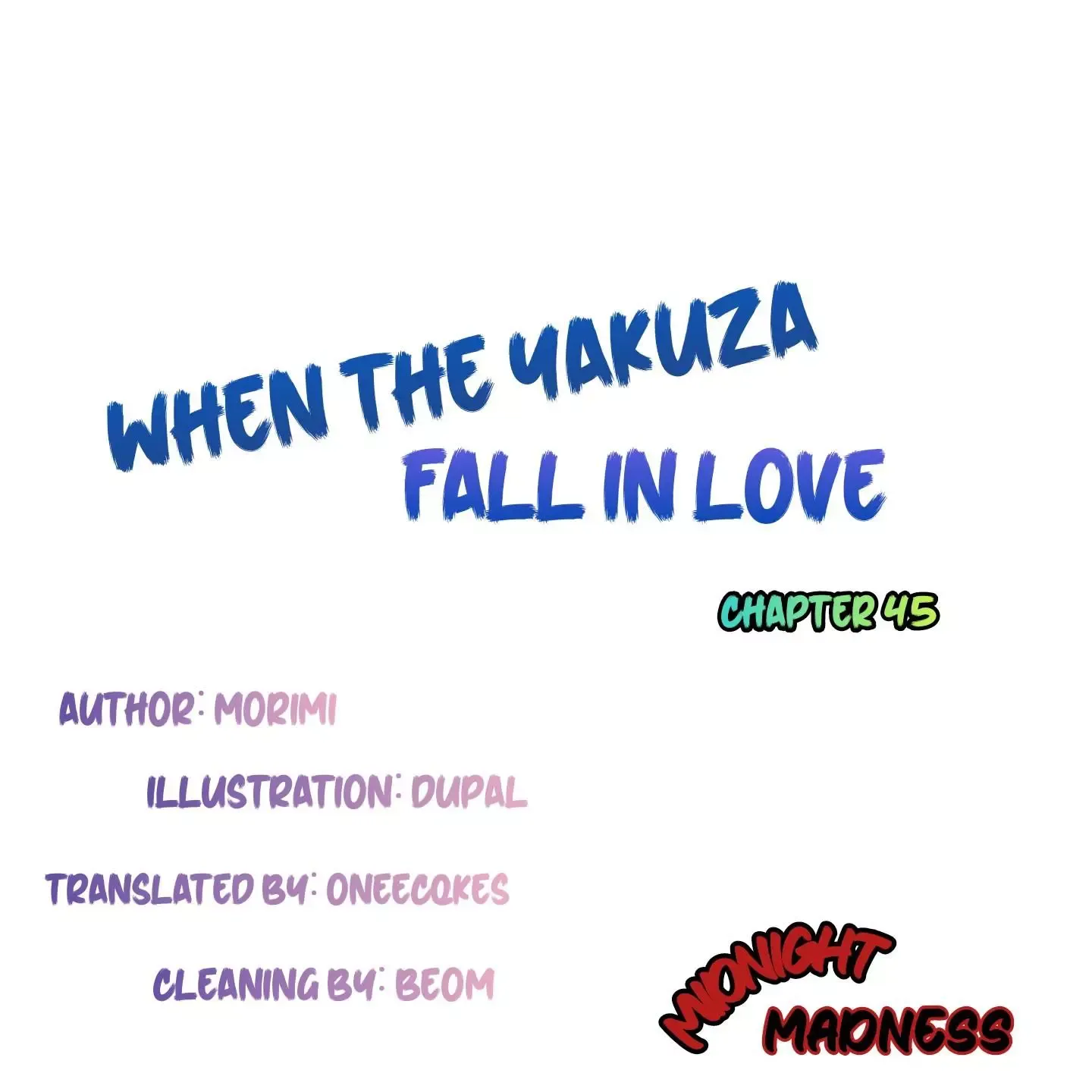 When The Yakuza Falls Inlove Chapter 45 page 2