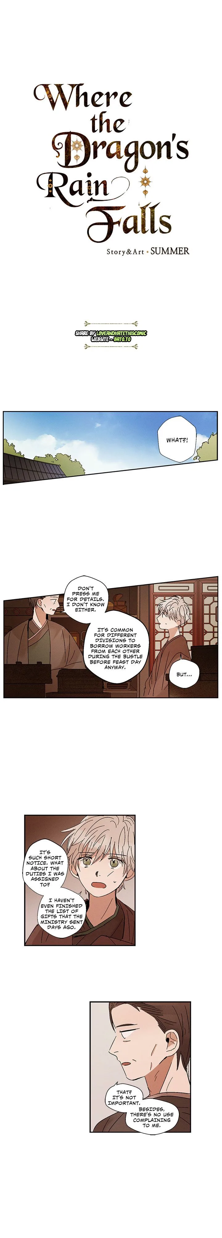 Where the Dragon's Rain Falls Chapter 6 page 1