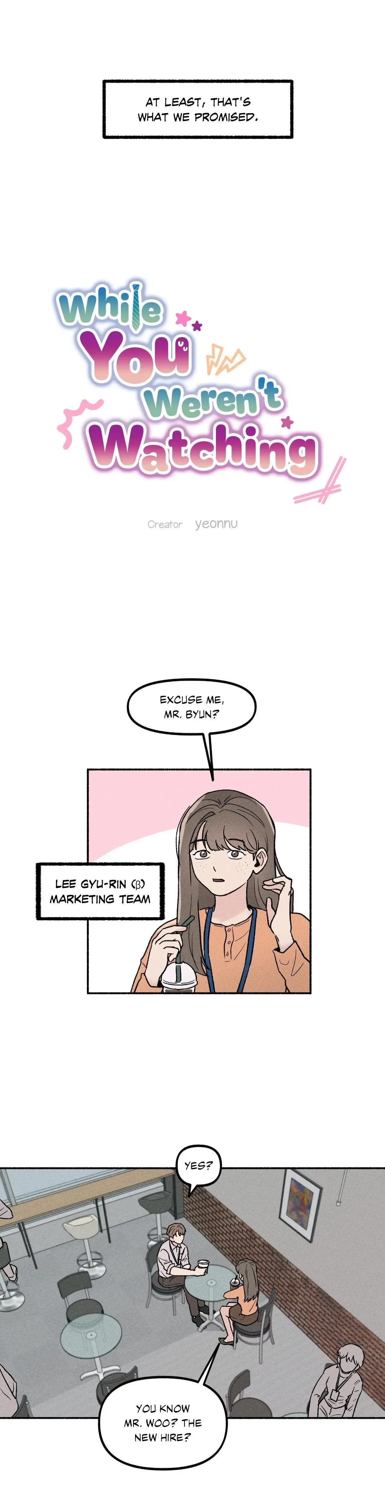 While You Weren't Watching Chapter 2 page 9