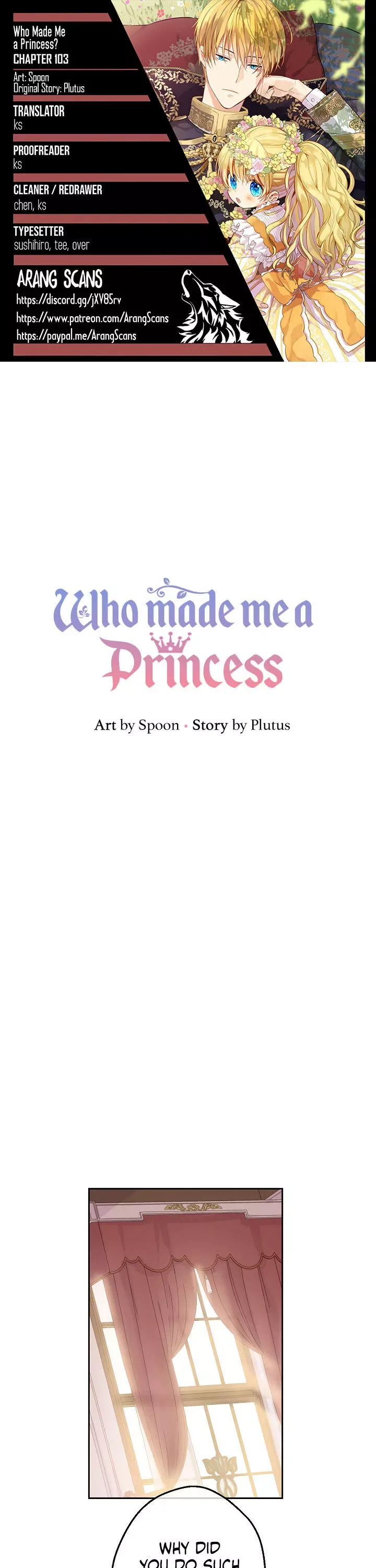 Who Made Me a Princess Chapter 103 page 1