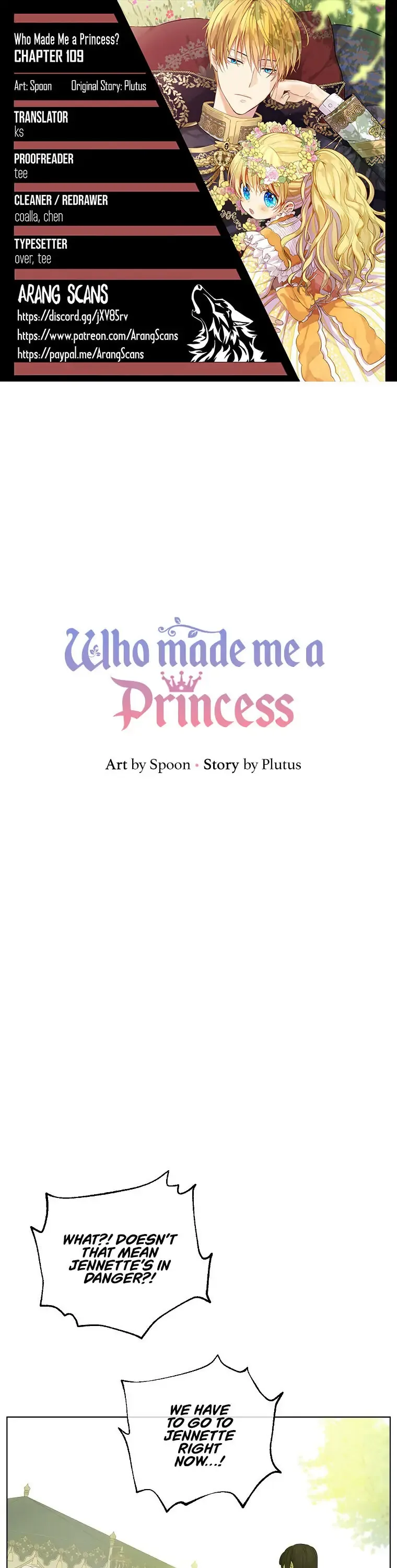 Who Made Me a Princess Chapter 109 page 1