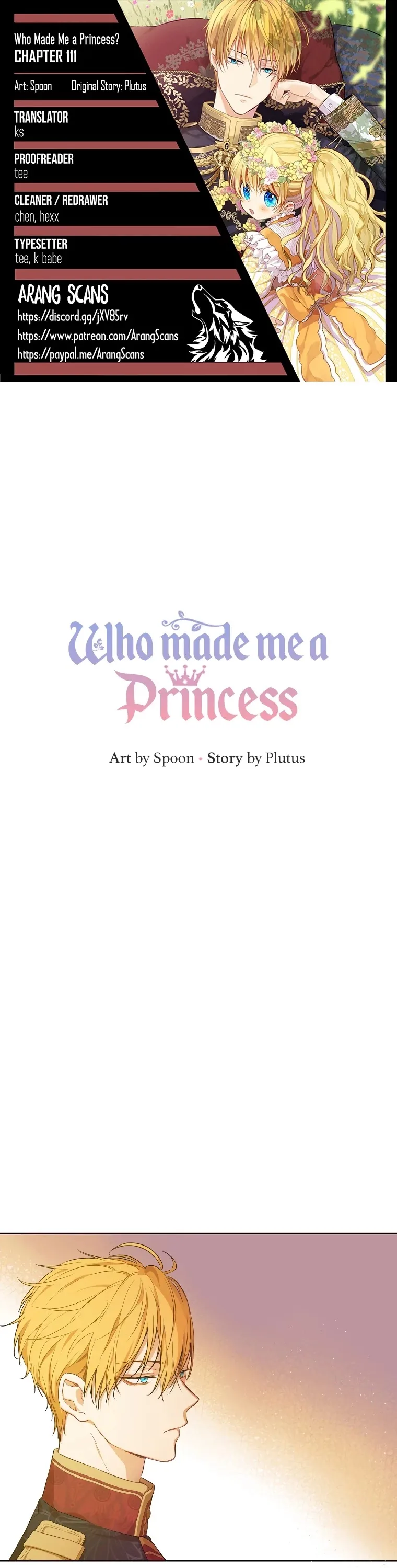 Who Made Me a Princess Chapter 111 page 1