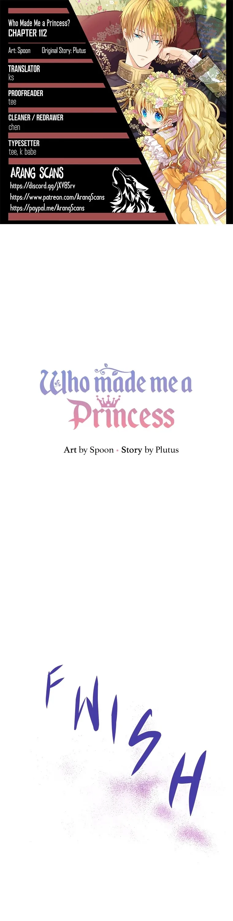 Who Made Me a Princess Chapter 112 page 1
