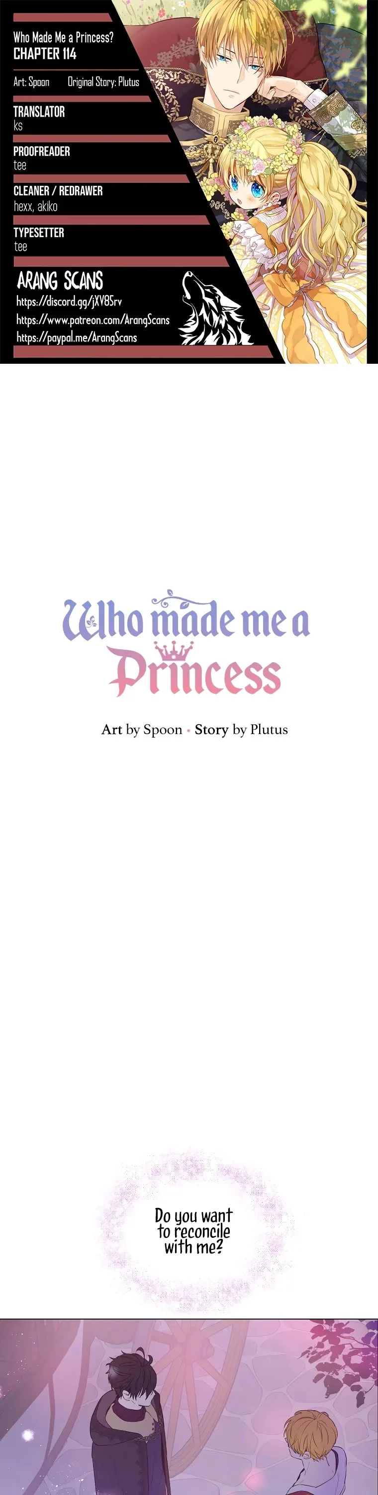 Who Made Me a Princess Chapter 114 page 1