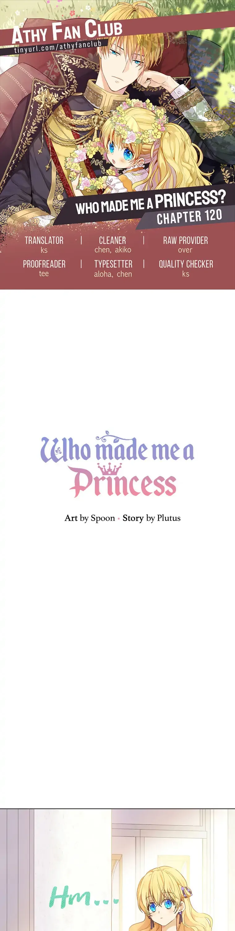 Who Made Me a Princess Chapter 120 page 1