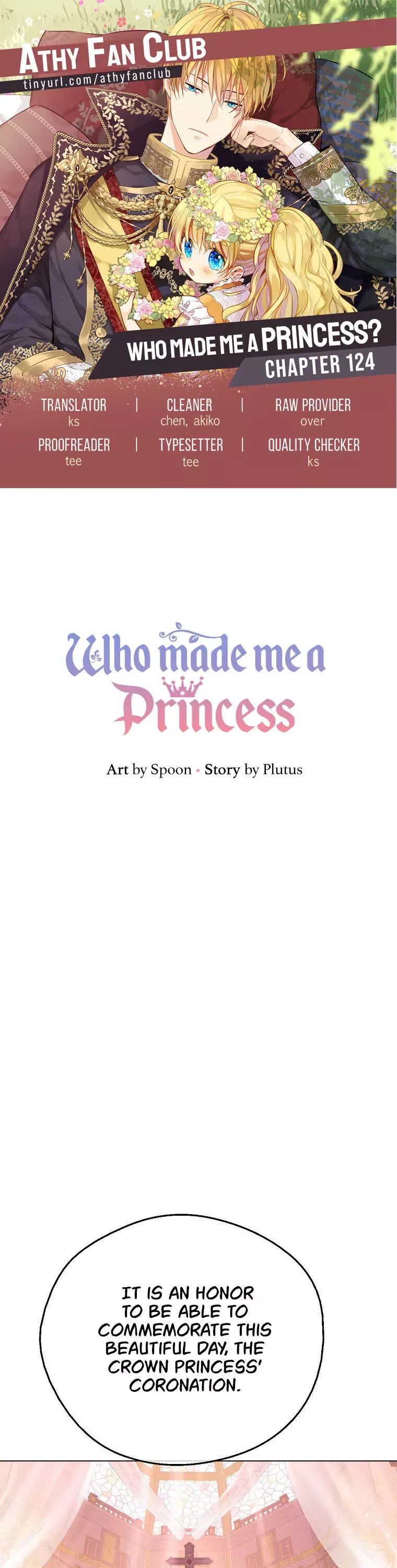 Who Made Me a Princess Chapter 124 page 1