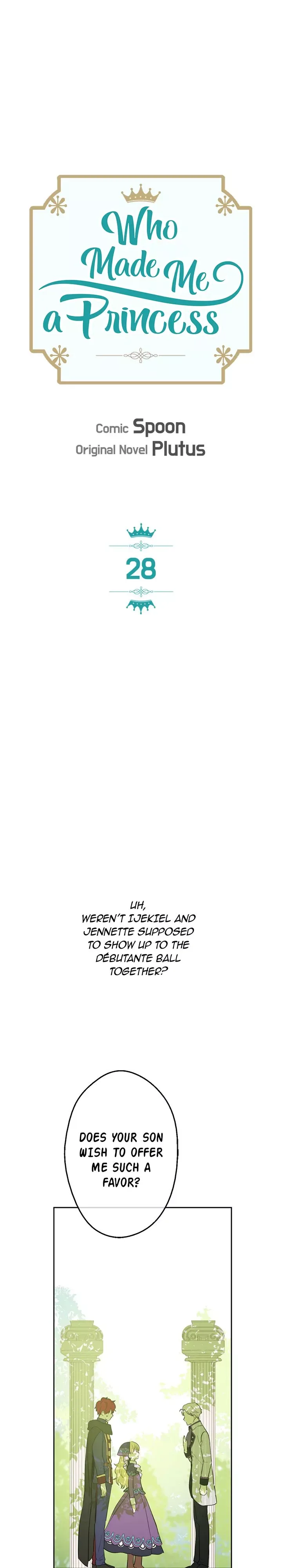 Who Made Me a Princess Chapter 28 page 1