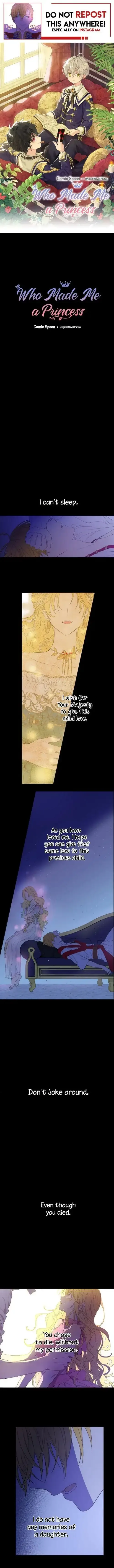 Who Made Me a Princess Chapter 50 page 1