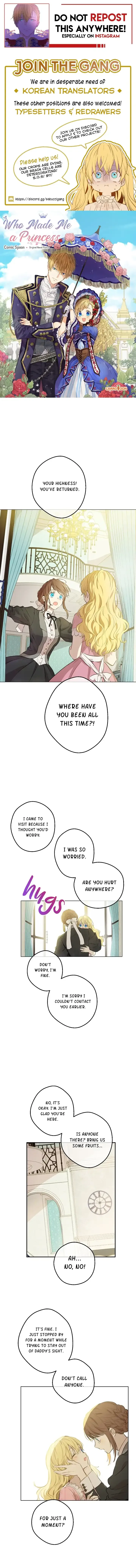 Who Made Me a Princess Chapter 63 page 1