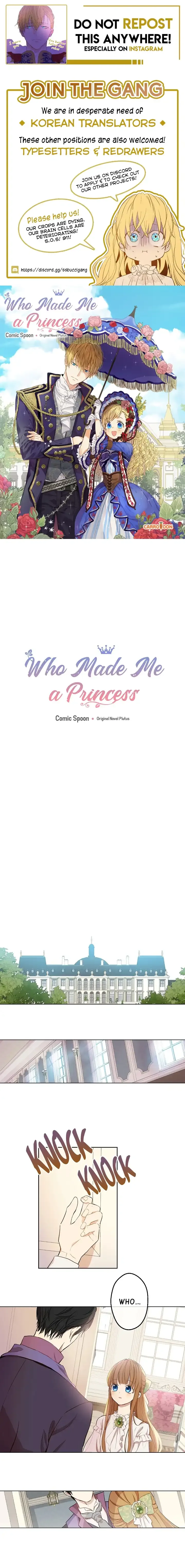 Who Made Me a Princess Chapter 67 page 1