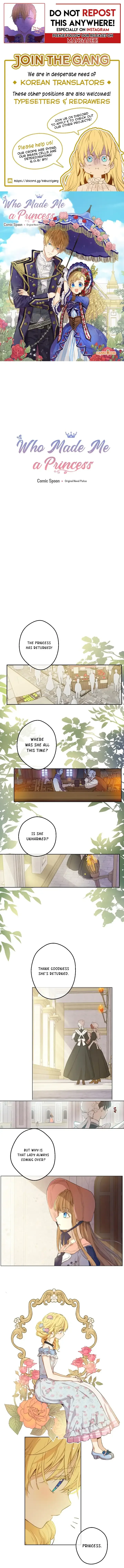 Who Made Me a Princess Chapter 69 page 1