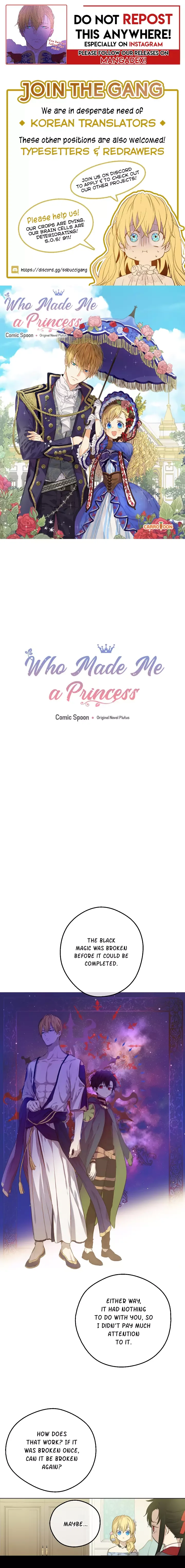 Who Made Me a Princess Chapter 71 page 1