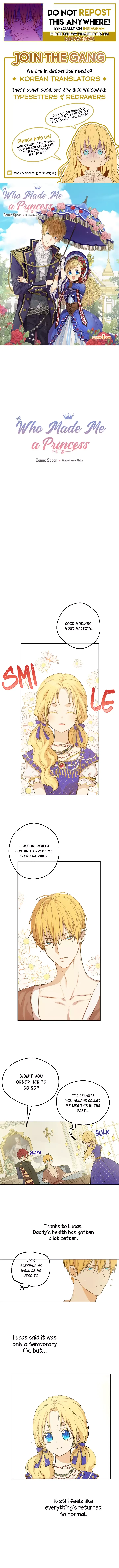 Who Made Me a Princess Chapter 72 page 1