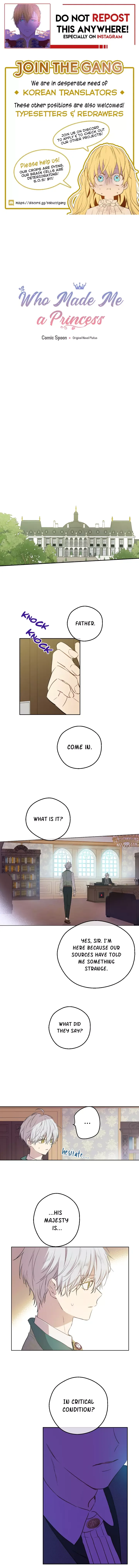 Who Made Me a Princess Chapter 85 page 1