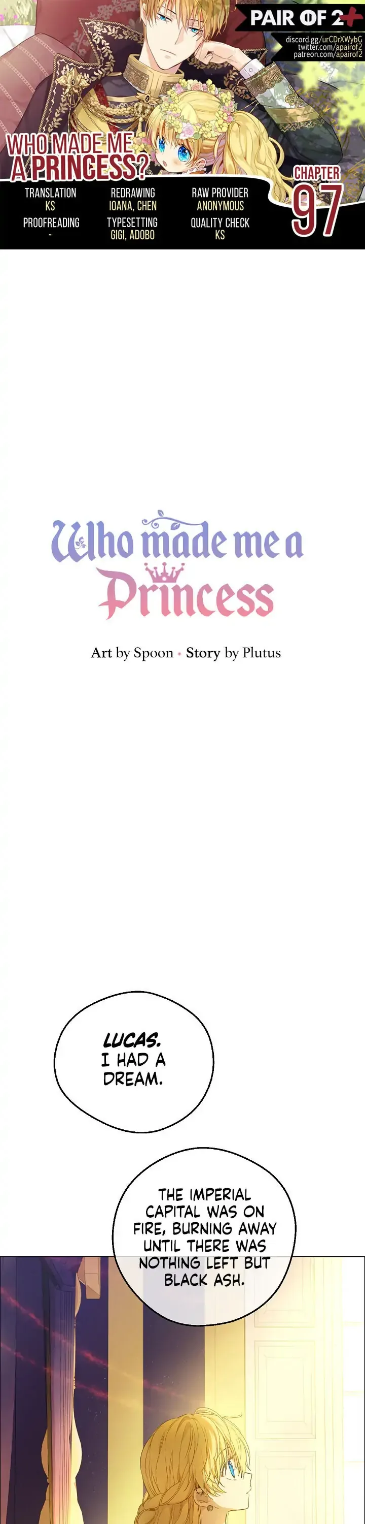 Who Made Me a Princess Chapter 97 page 1
