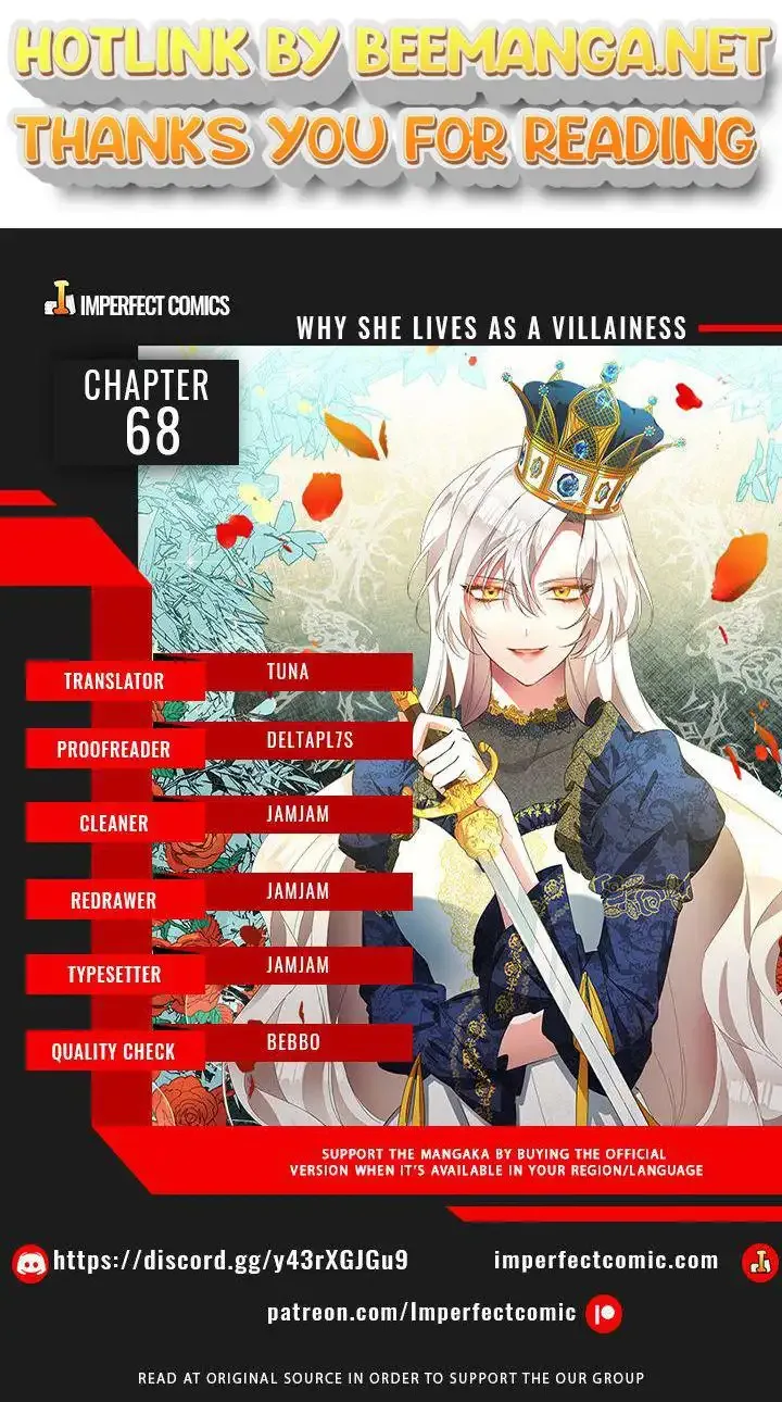 Why She Lives as a Villainess Chapter 68 page 1