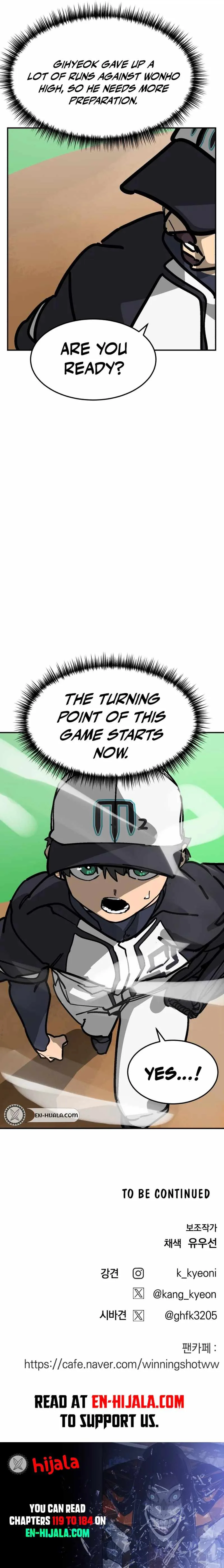Winning Shot Chapter 123 page 23