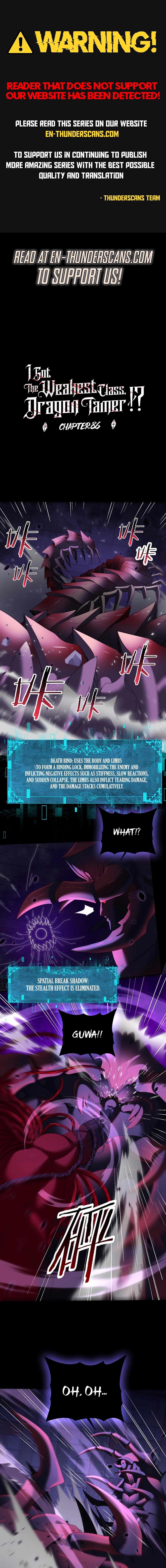 WORTHLESS PROFESSION: DRAGON TAMER Chapter 86 page 1
