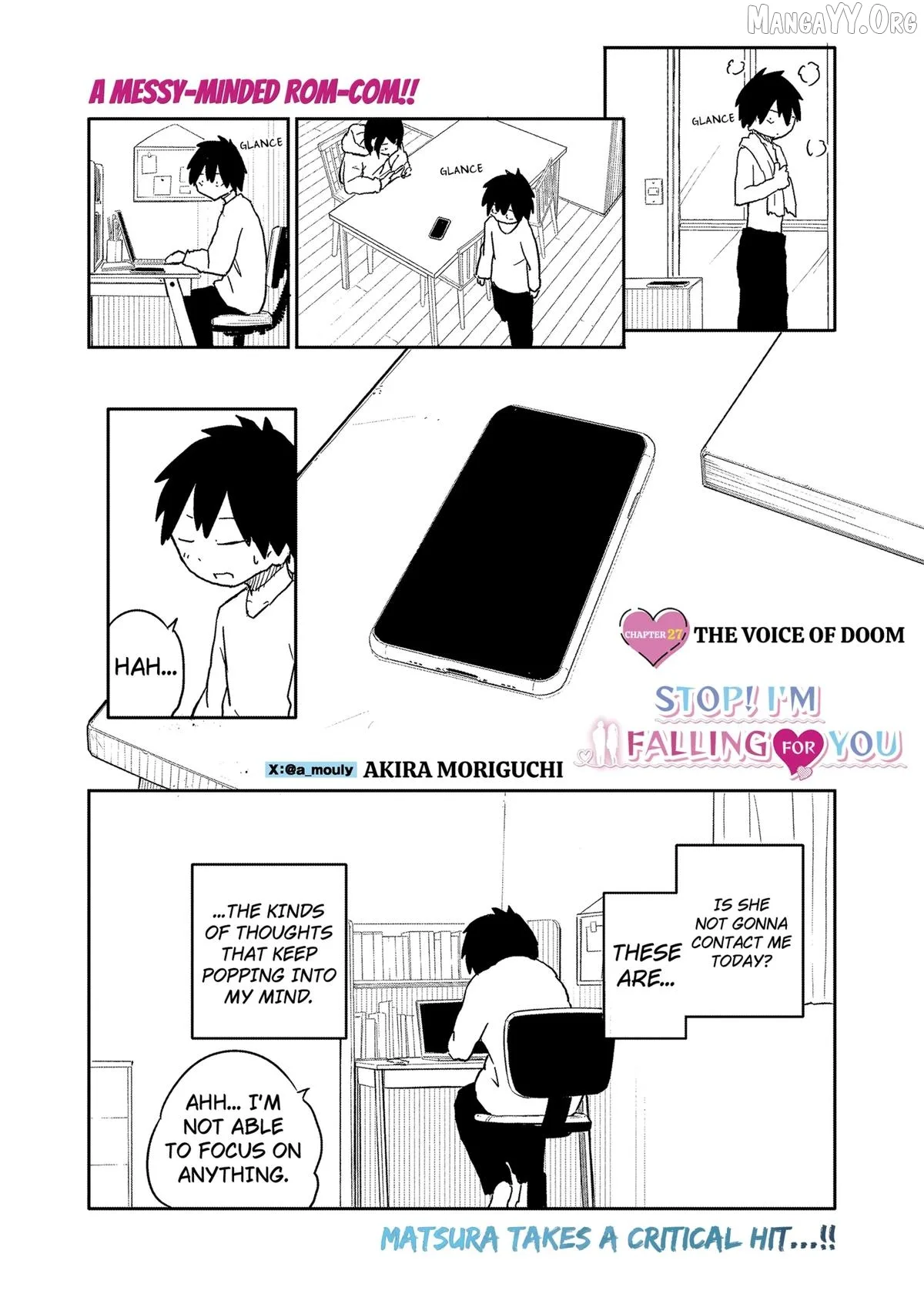 Yamero Suki ni Natteshimau Chapter 27 page 1
