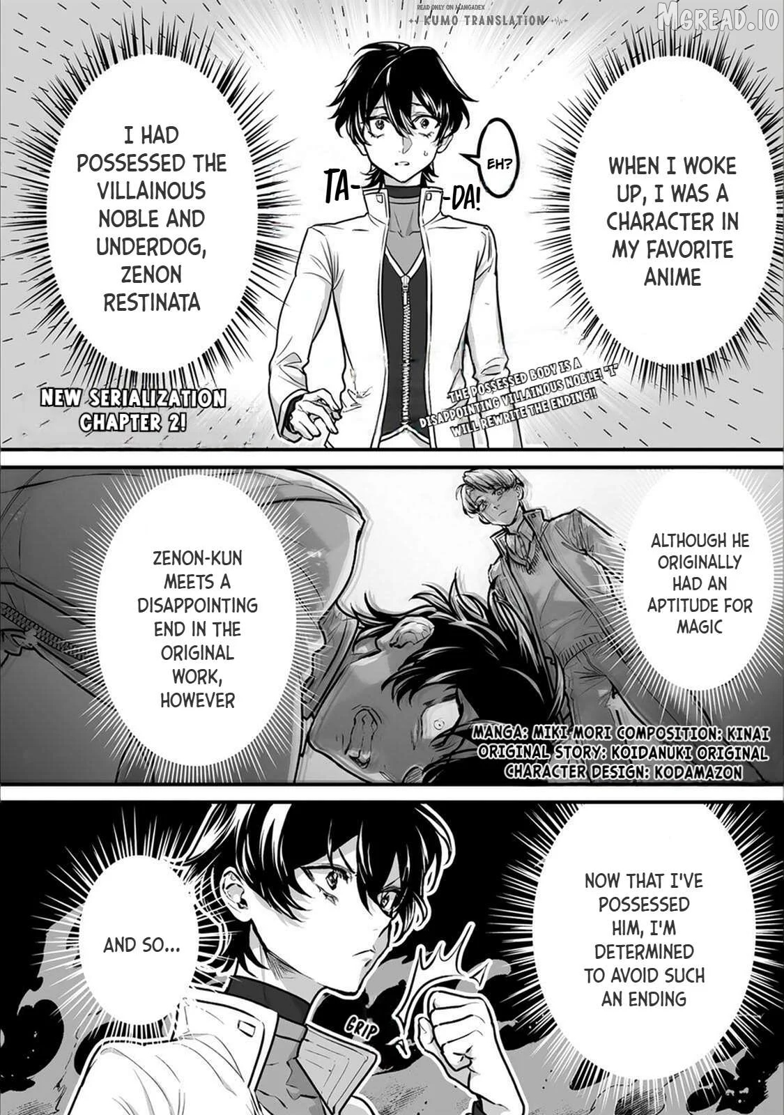 Yami Kakusei Shite Shujinkou ni Bokosareru Kamase Inu ni Hyoui Shita ga Gensaku to Chigaisugite Tomadotteru Chapter 2 page 2