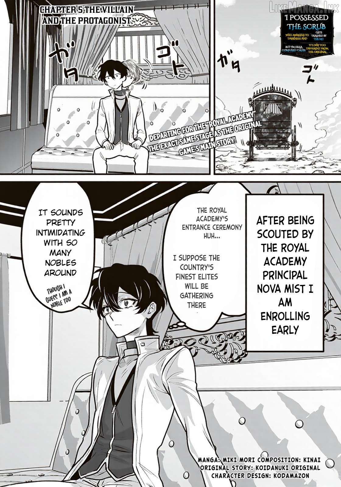 Yami Kakusei Shite Shujinkou ni Bokosareru Kamase Inu ni Hyoui Shita ga Gensaku to Chigaisugite Tomadotteru Chapter 5 page 2