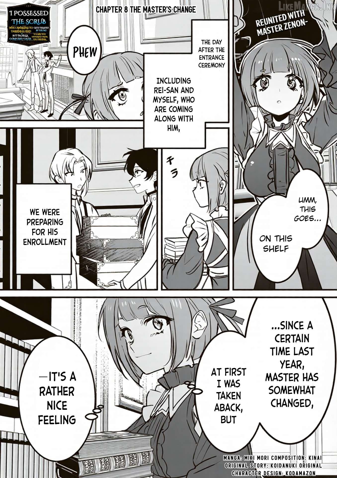 Yami Kakusei Shite Shujinkou ni Bokosareru Kamase Inu ni Hyoui Shita ga Gensaku to Chigaisugite Tomadotteru Chapter 8 page 2