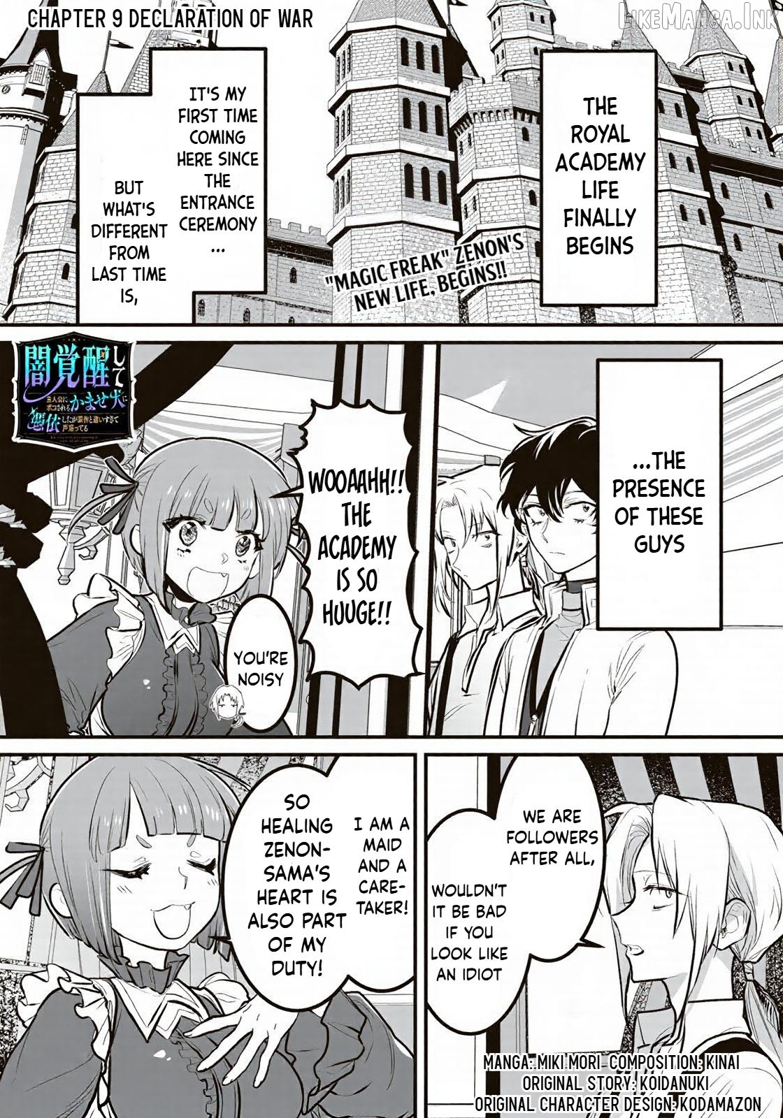 Yami Kakusei Shite Shujinkou ni Bokosareru Kamase Inu ni Hyoui Shita ga Gensaku to Chigaisugite Tomadotteru Chapter 9 page 2