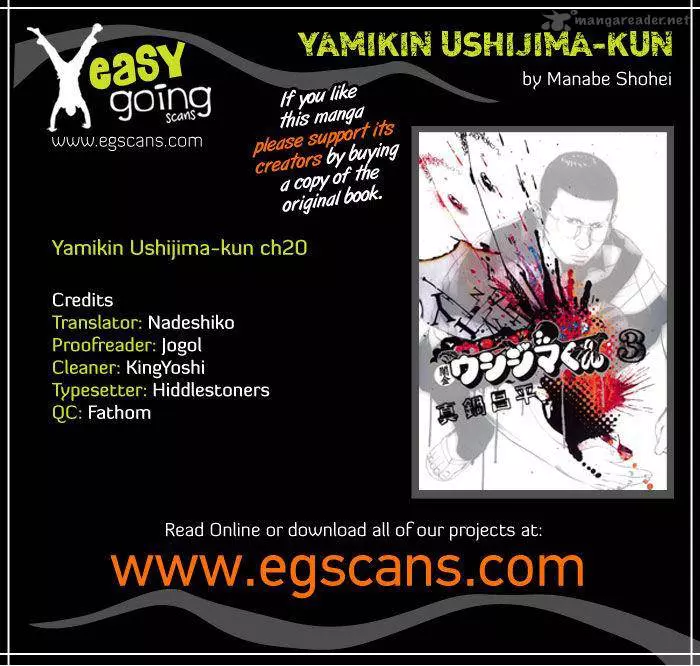 Yamikin Ushijima-kun Chapter 20 page 1