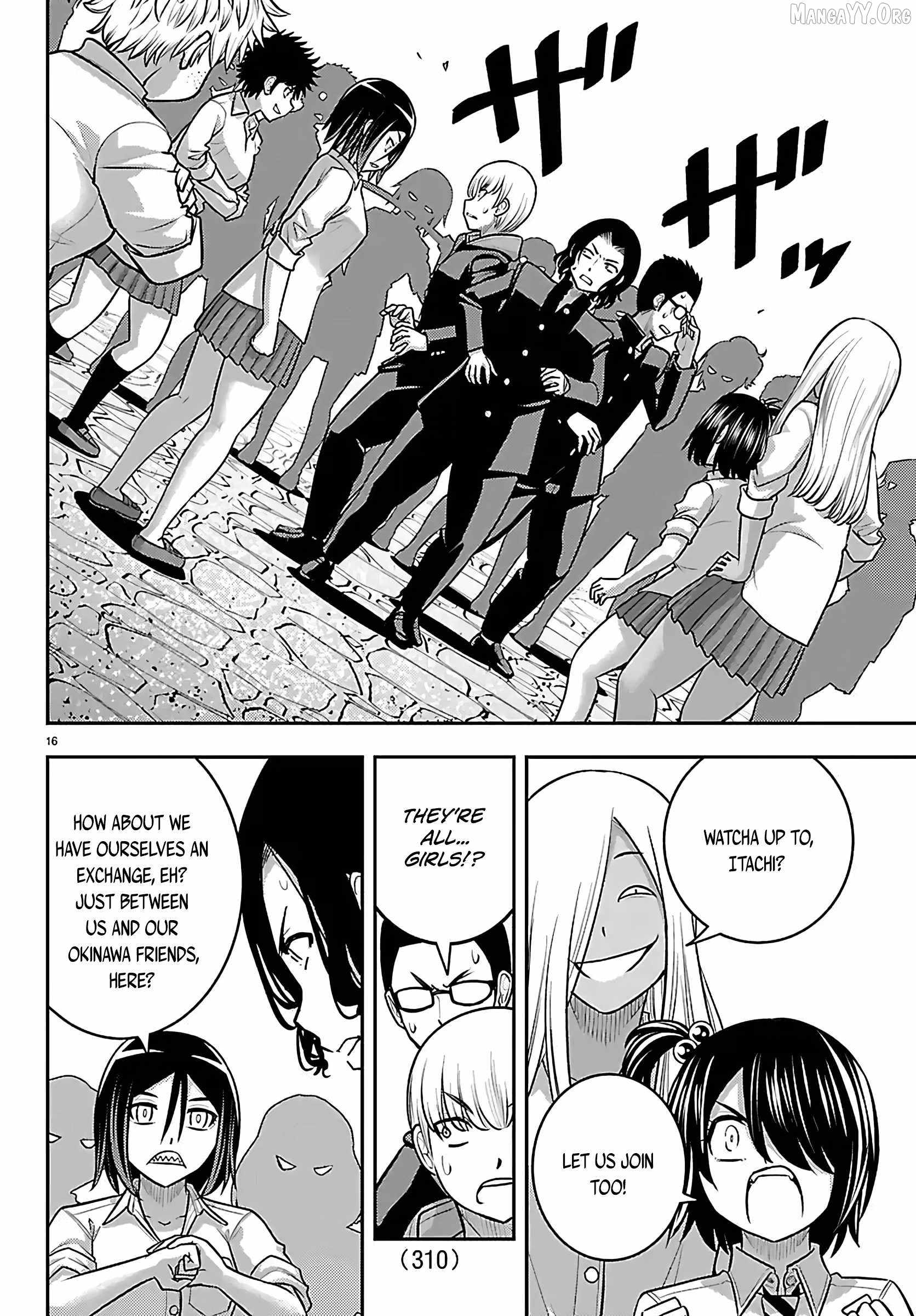 Yankee Jk Kuzuhana-Chan Chapter 268 page 16