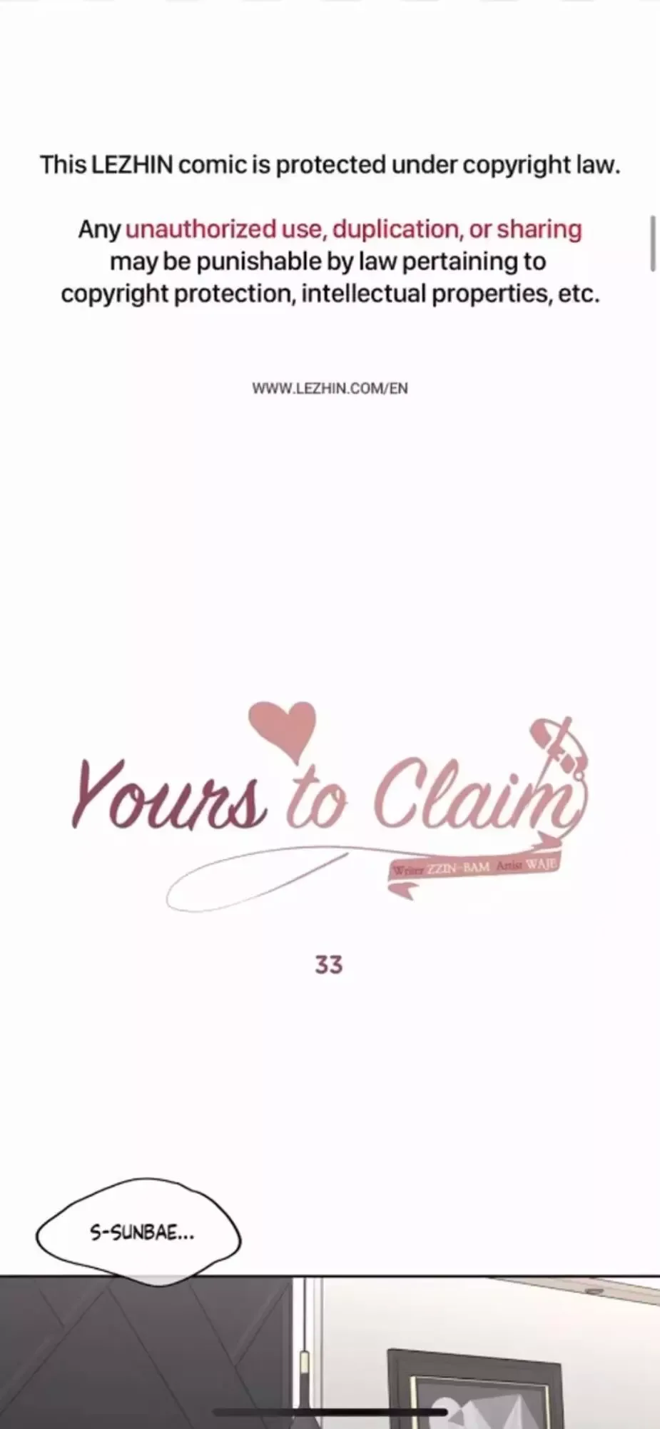 Yours to Claim Chapter 33 page 3