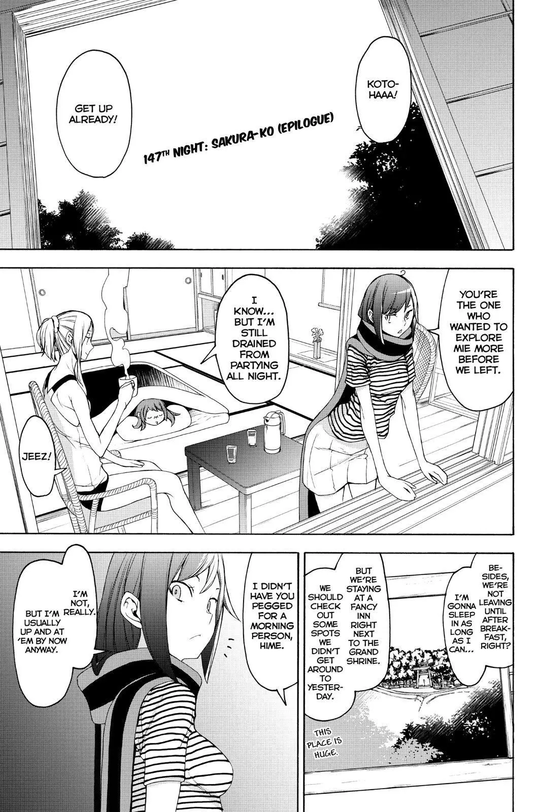 Yozakura Quartet Chapter 147 page 1