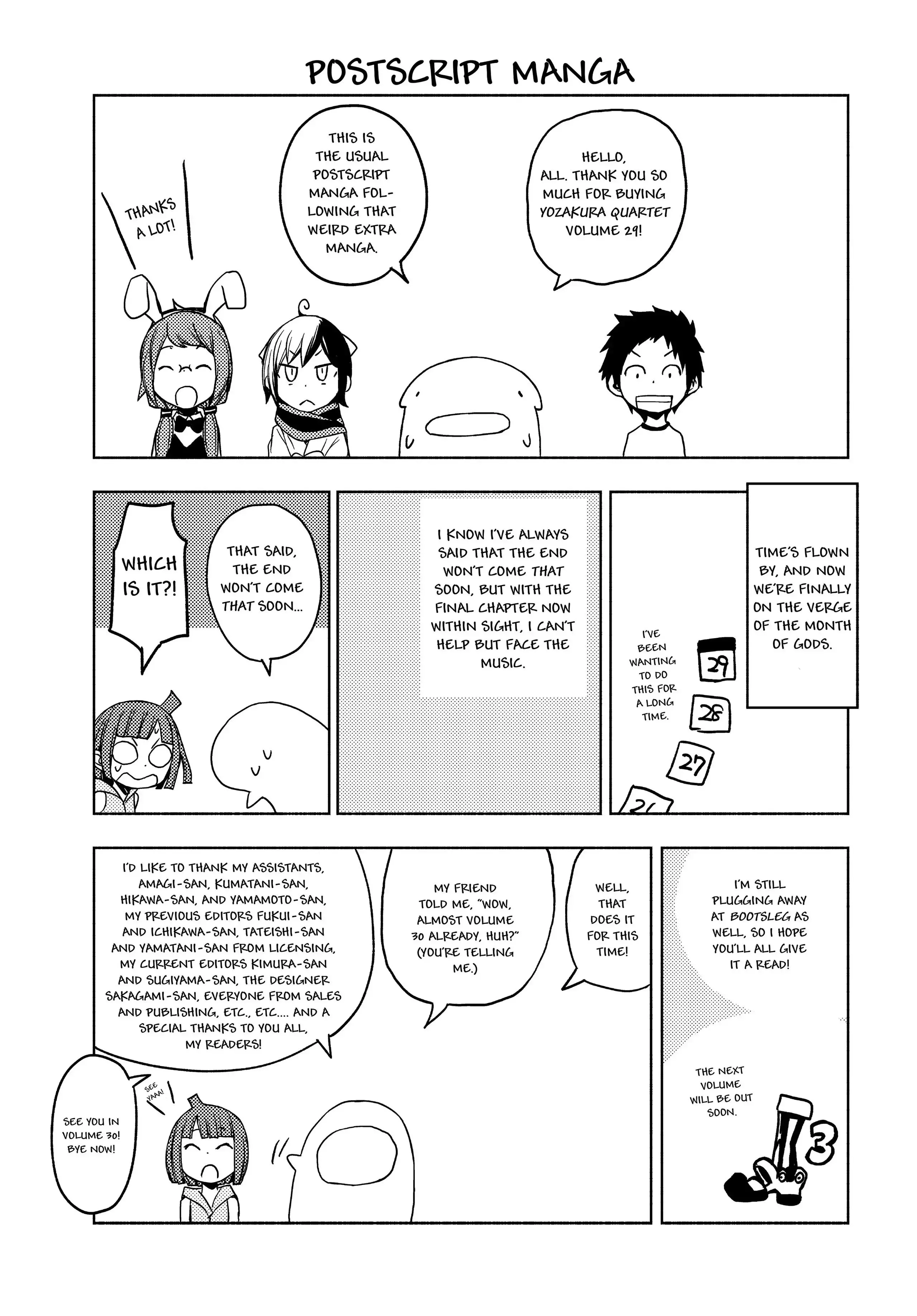 Yozakura Quartet Chapter 167.5 page 2