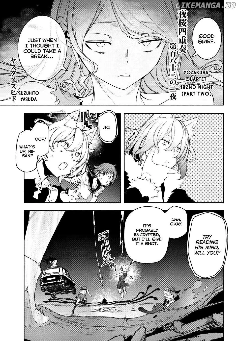 Yozakura Quartet Chapter 182.2 page 2