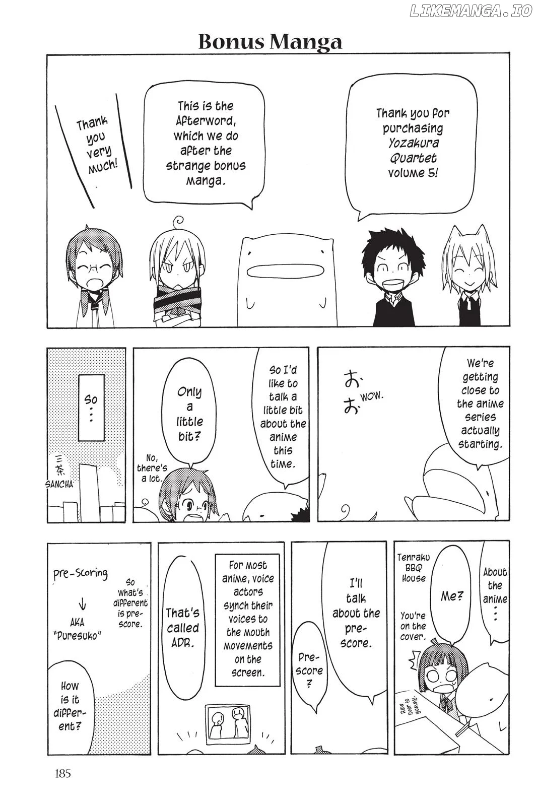 Yozakura Quartet Chapter 27.5 page 8