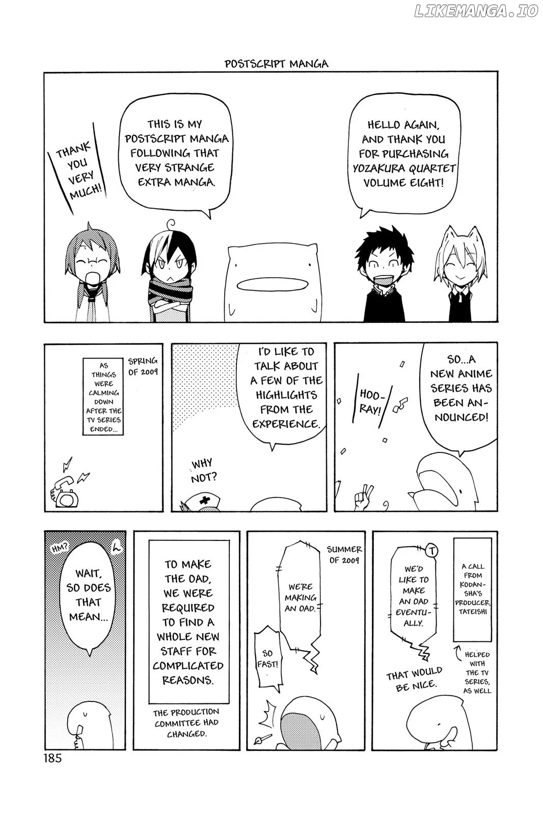 Yozakura Quartet Chapter 44.5 page 7