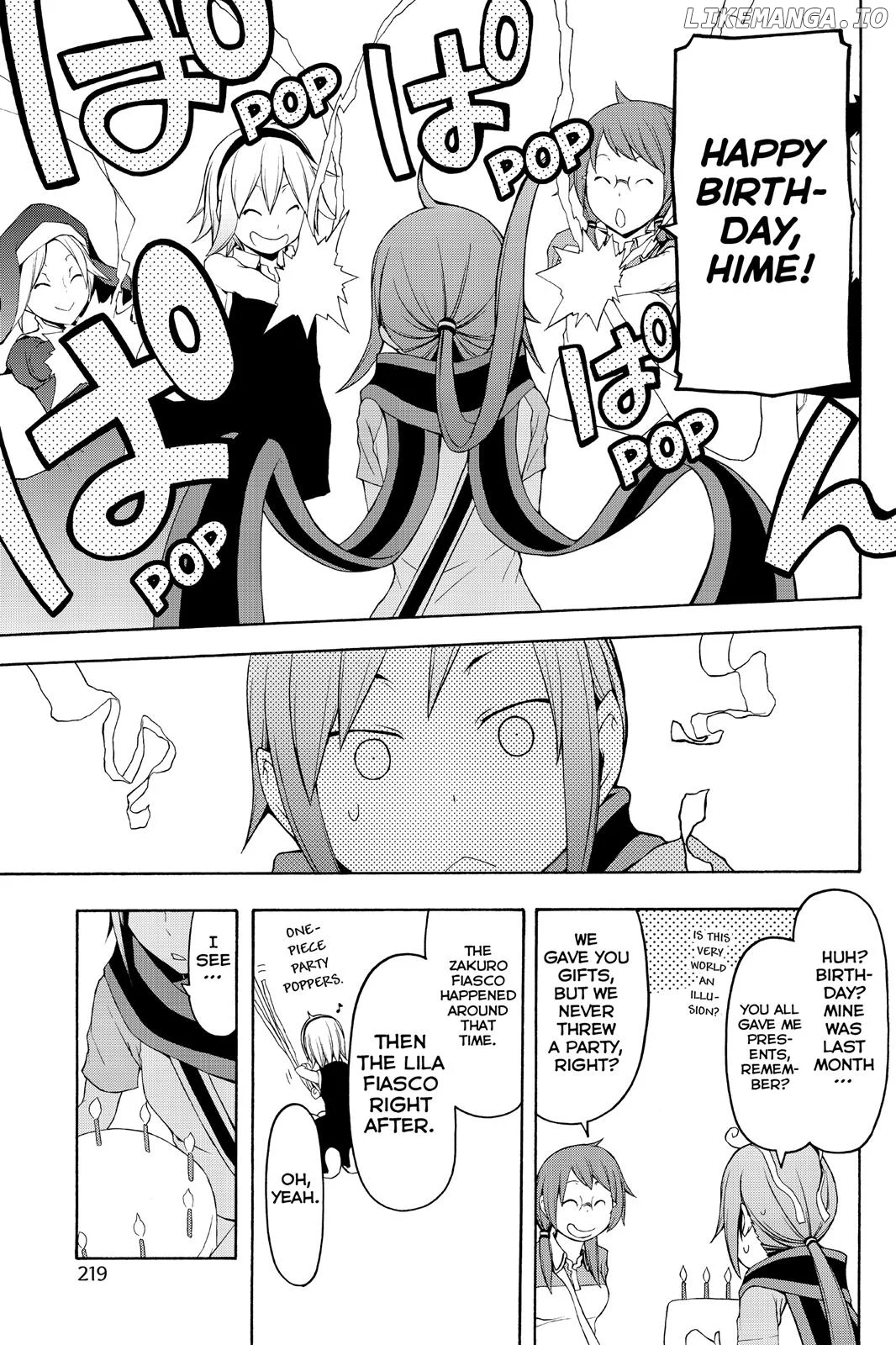 Yozakura Quartet Chapter 68.5 page 16
