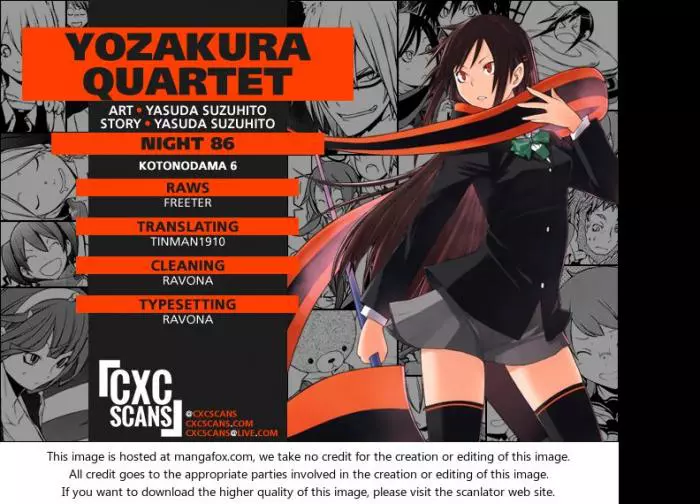 Yozakura Quartet Chapter 86 page 1