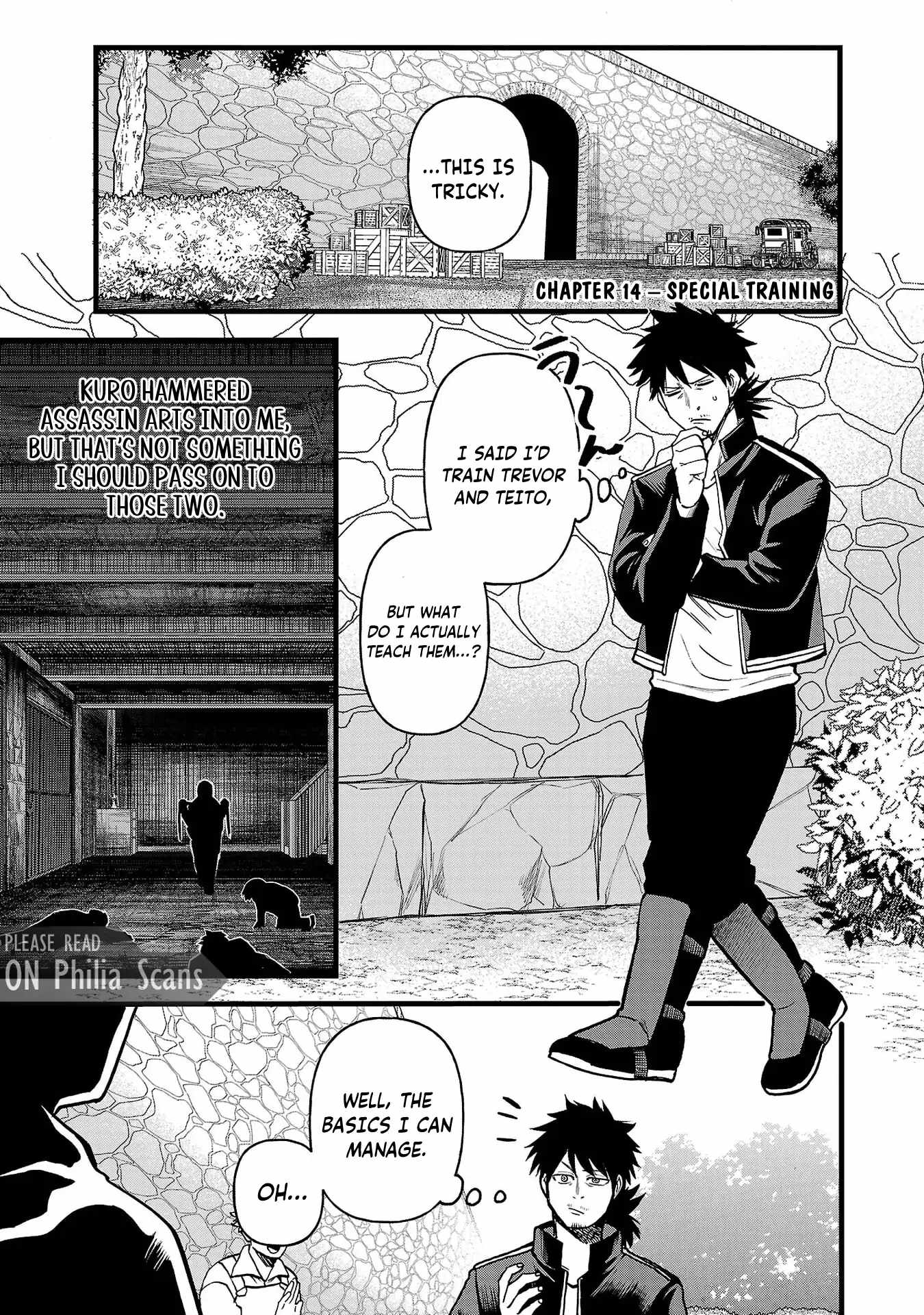 Yuusha Goroshi no Moto Ansatsusha. ~Mushoku no Ossan kara Hajimaru Second Life~ Chapter 14 page 1