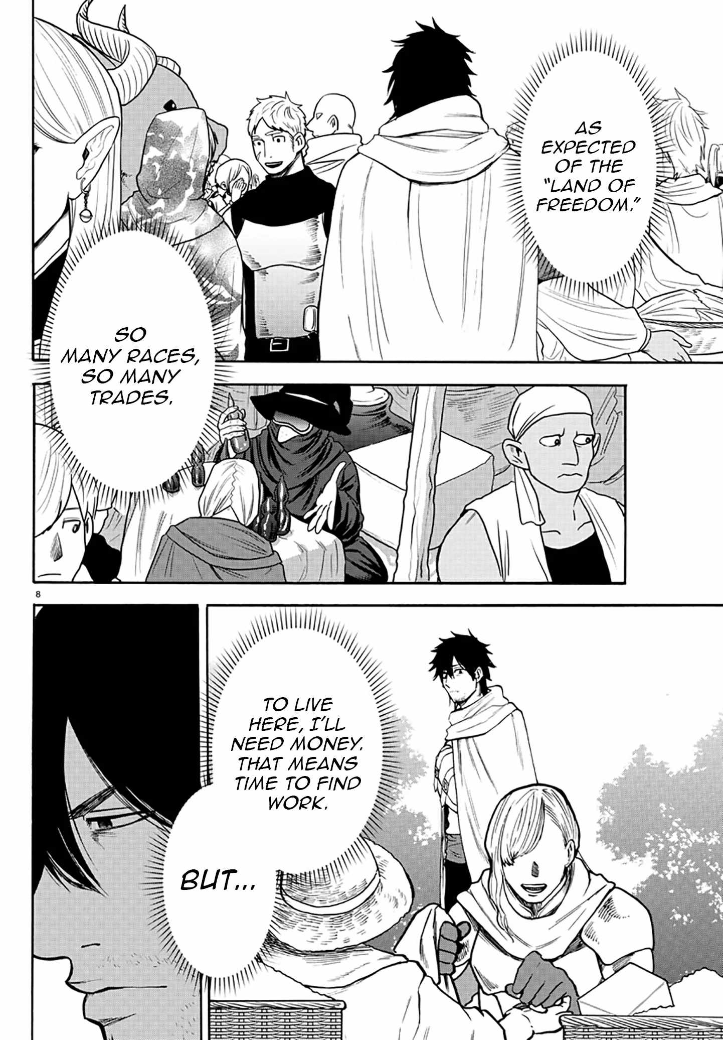 Yuusha Goroshi no Moto Ansatsusha. ~Mushoku no Ossan kara Hajimaru Second Life~ Chapter 2 page 8