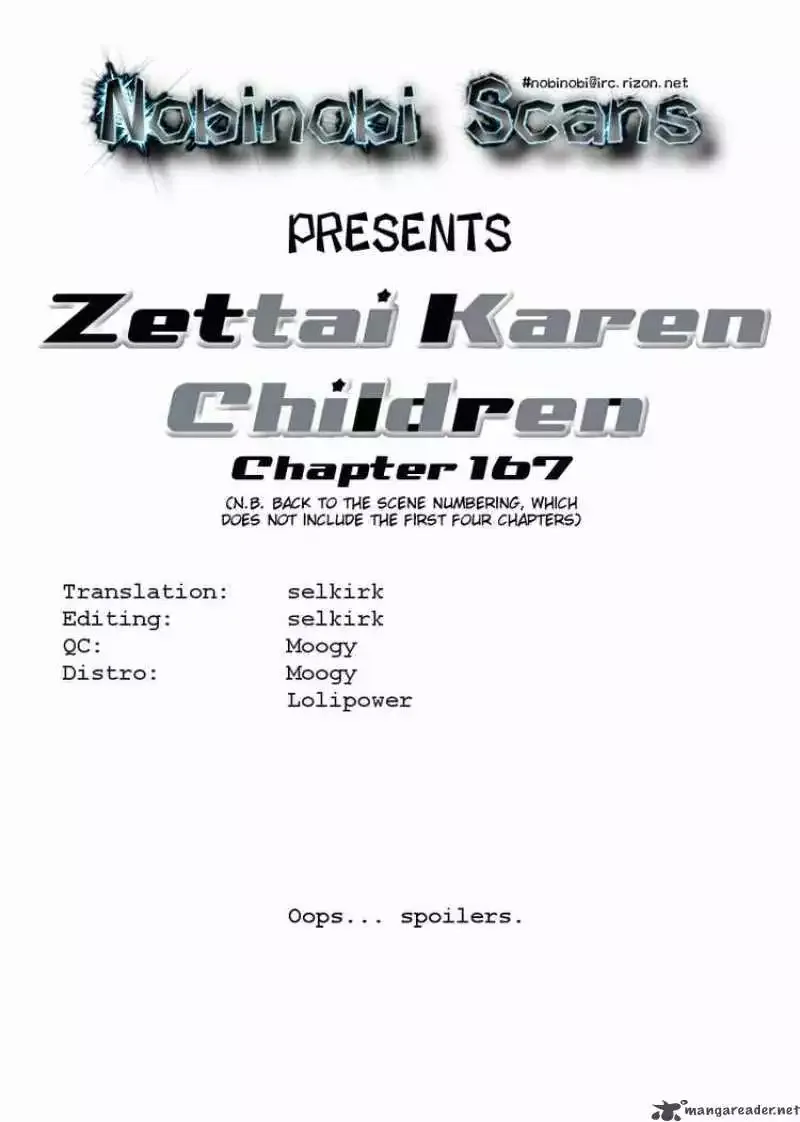 Zettai Karen Children Chapter 167 page 19