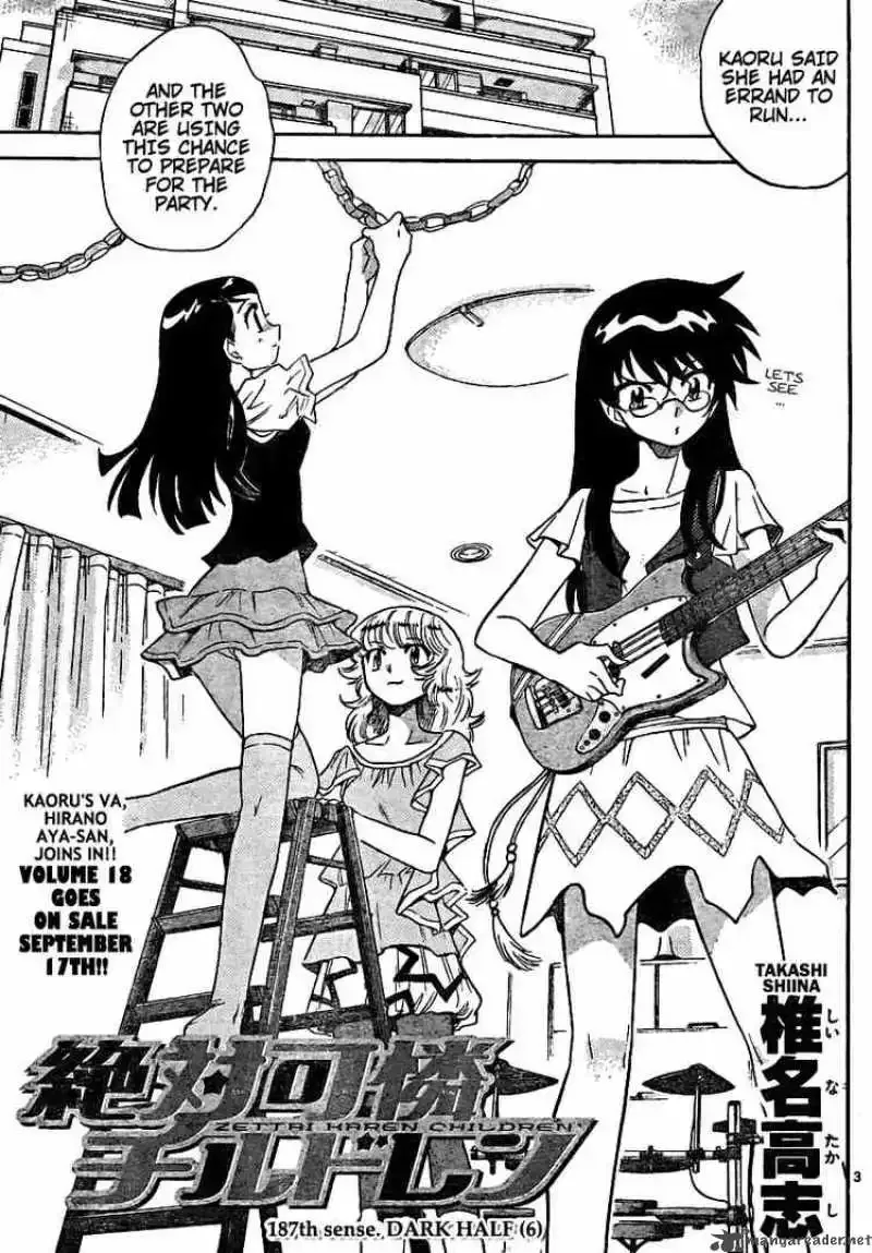 Zettai Karen Children Chapter 187 page 3