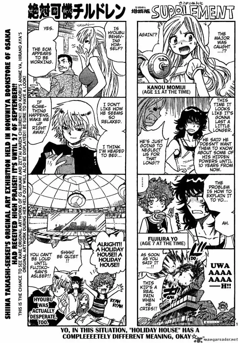 Zettai Karen Children Chapter 188 page 1